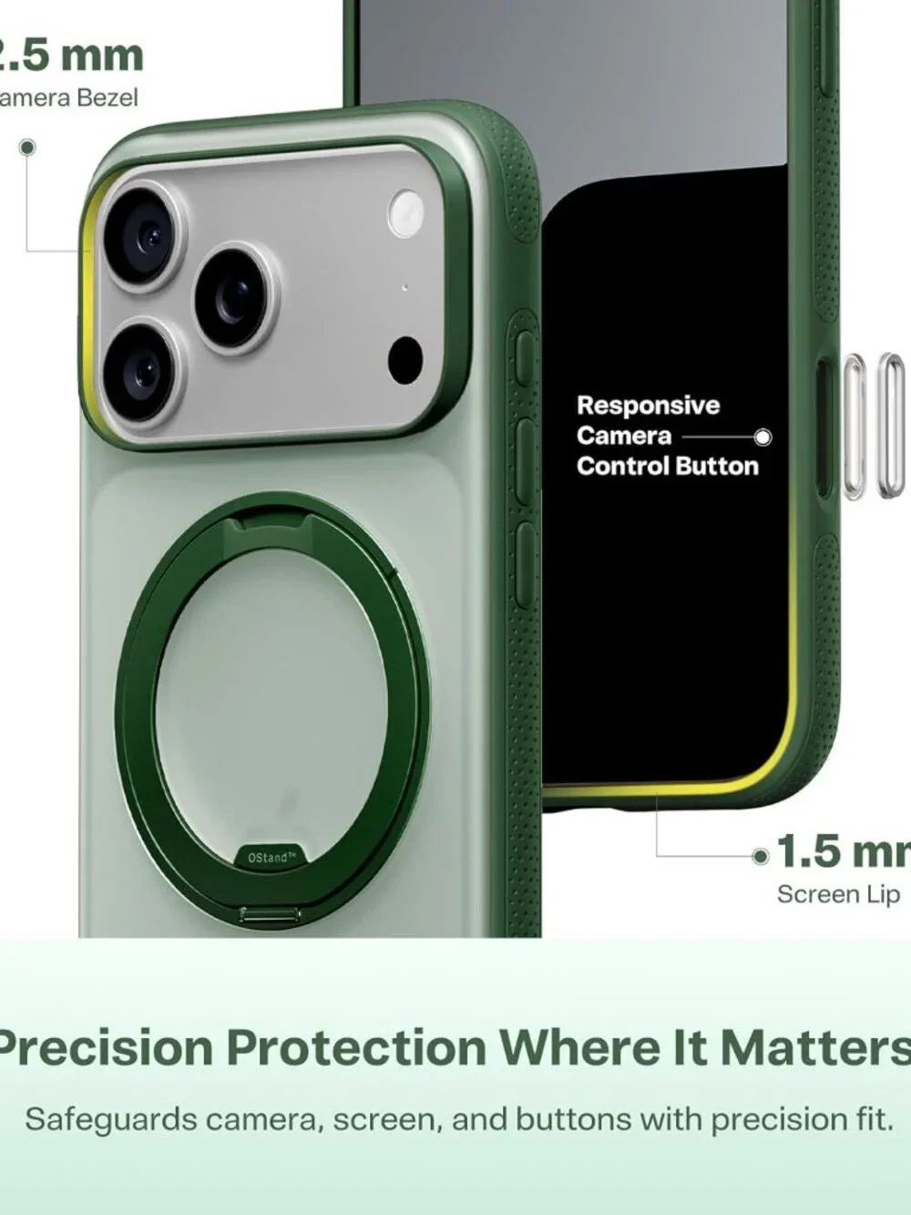TORRAS 360° Magnetic Stand Case for iPhone 17 Pro MagSafe Rotating Kickstand